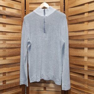Calvin Klein Gray 1/2 Zip Knit Sweater Men's Size XL